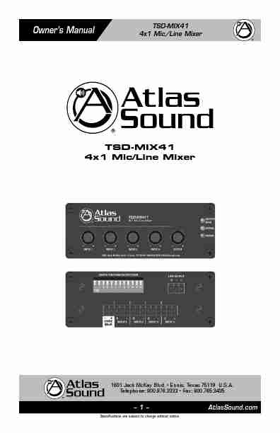 Atlas Sound Music Mixer TSD-MIX41-page_pdf